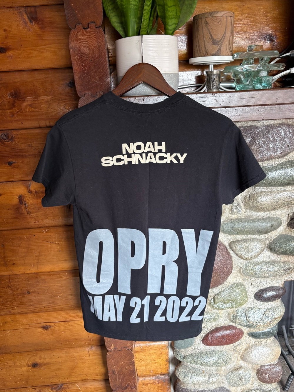 Noah Schnacky OPRY Reckless Tour 2022 Graphic Tee Black Small